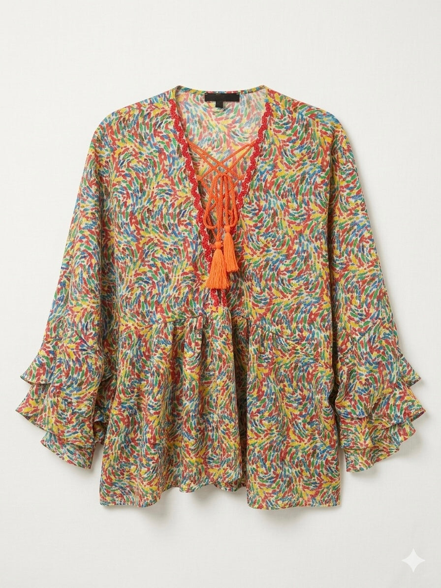 Shana chiffon top