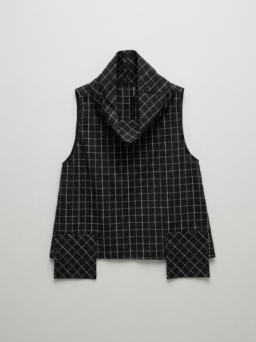 Victoria - checked pocket top