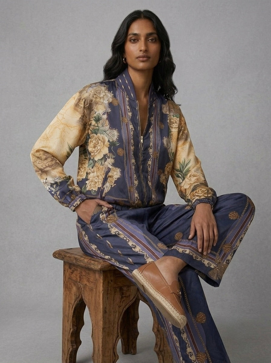 Edith - Printed bomber jacket