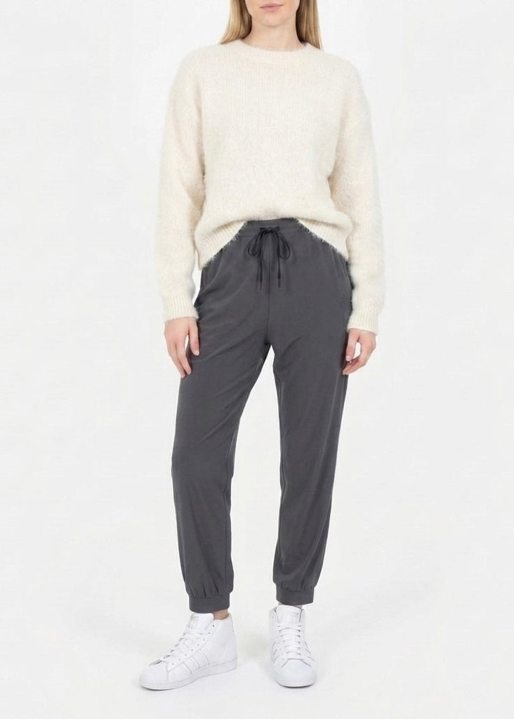 Margot track stretch grey trousers