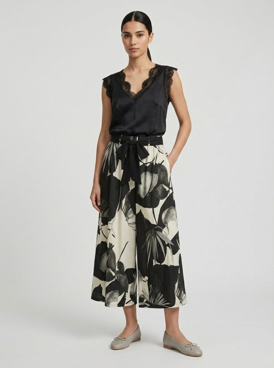 Brodie - Printed cotton trouser