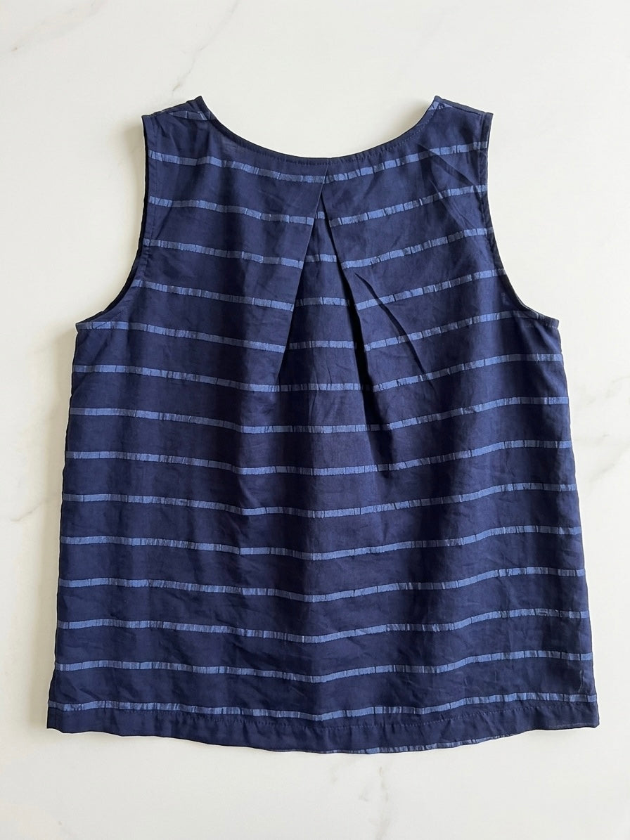 Elsie - Metallic stripe top