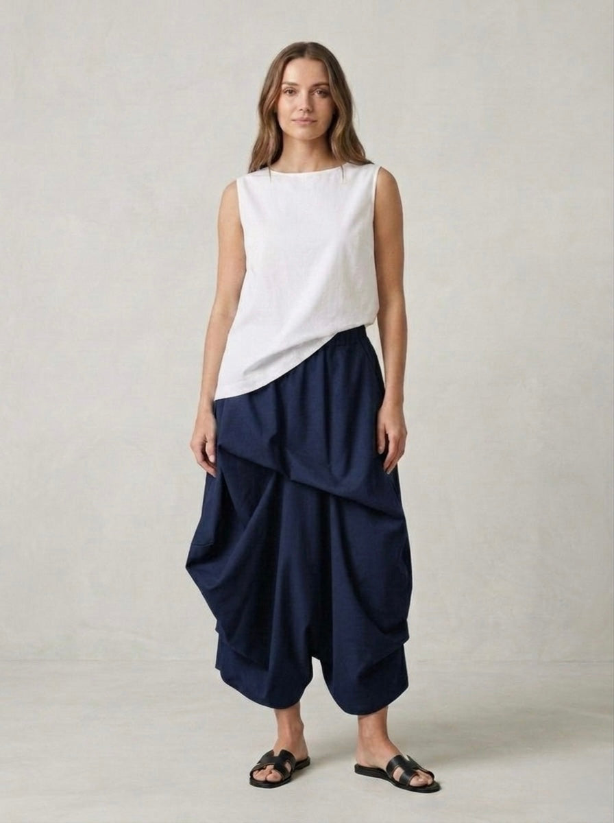 Robbie - Pintuck harem trouser