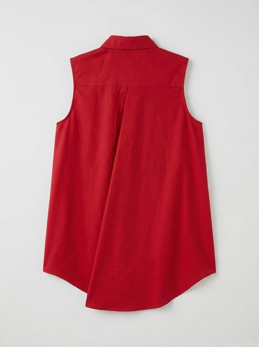 Manila - asymmetric wrap shirt