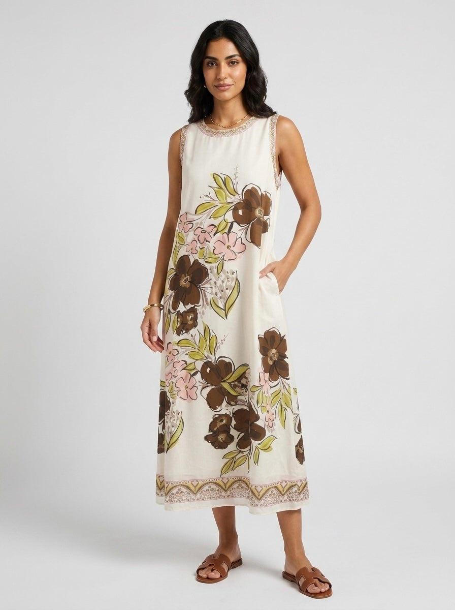Erin - Printed loose dress