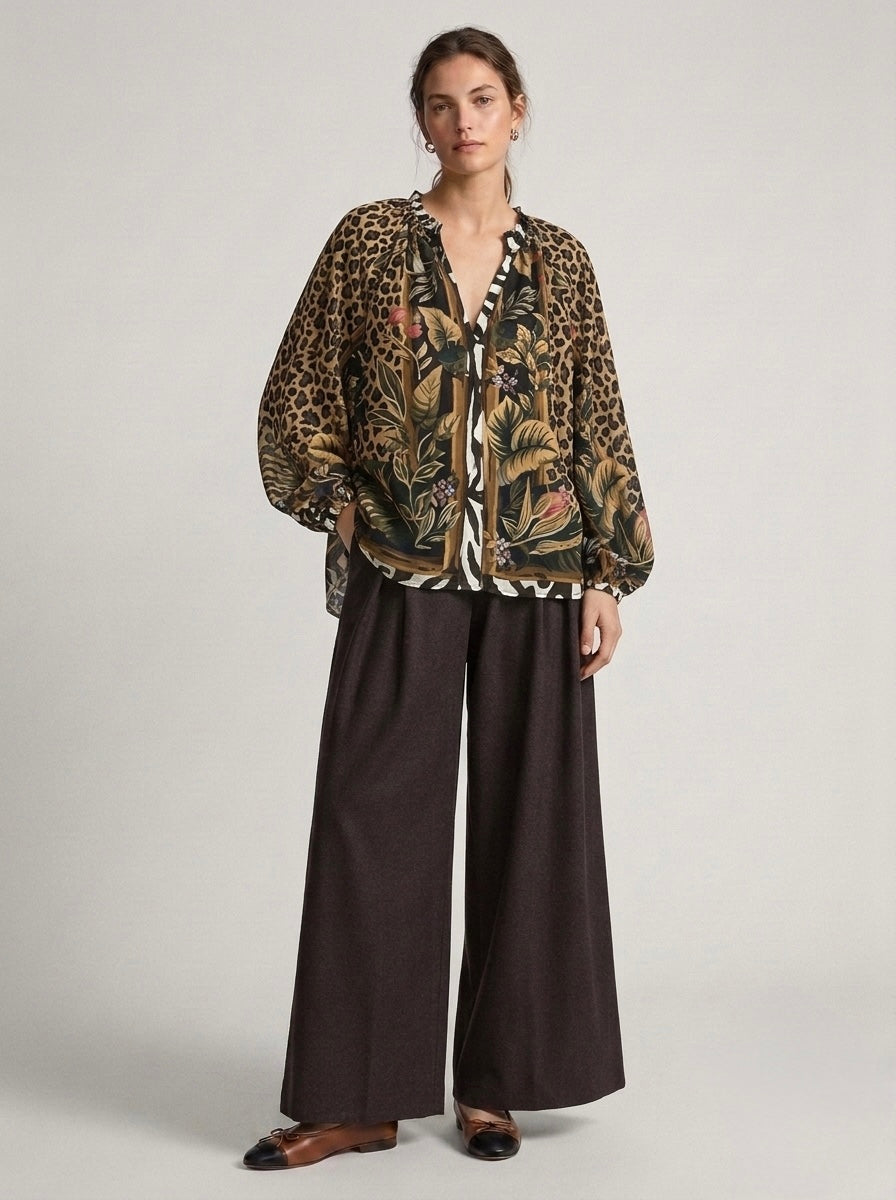 Jessica - Animal printed blouse