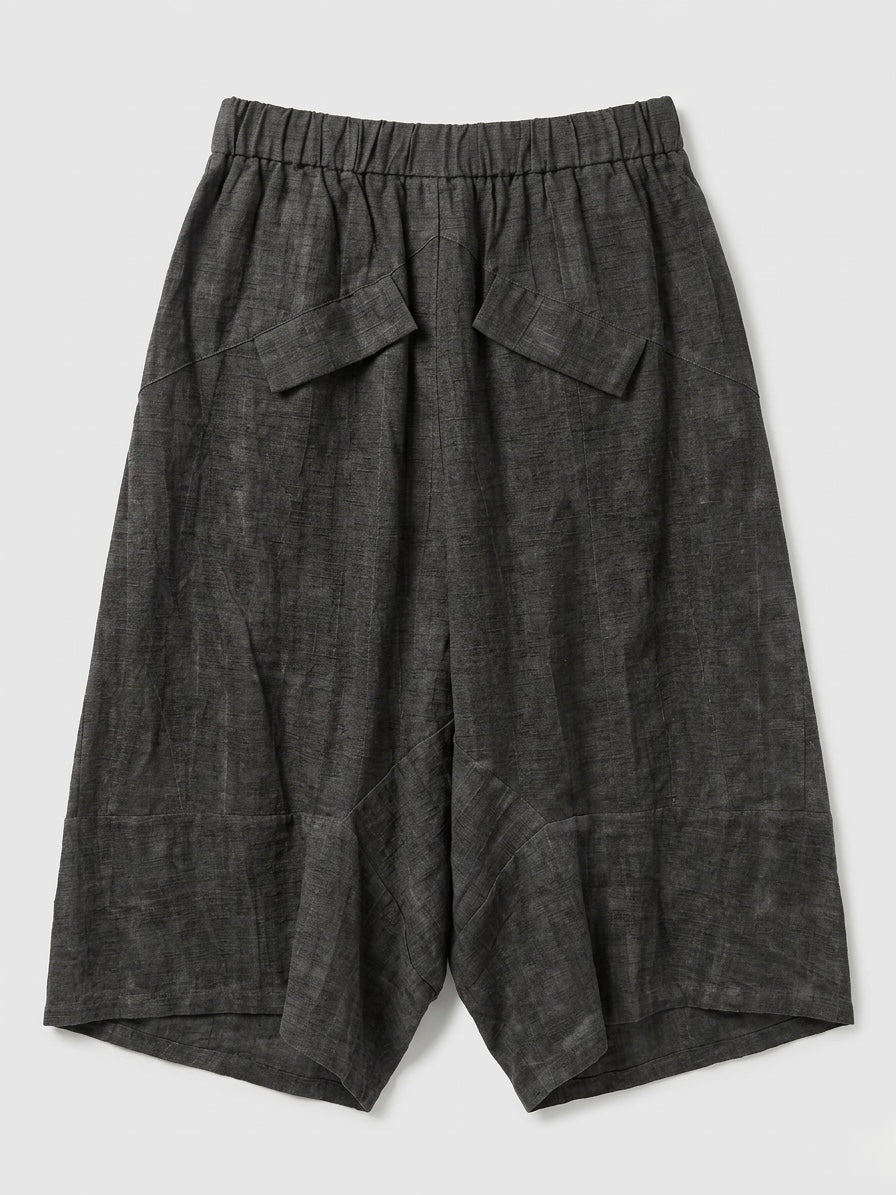 Ami - Distressed pintuck trouser