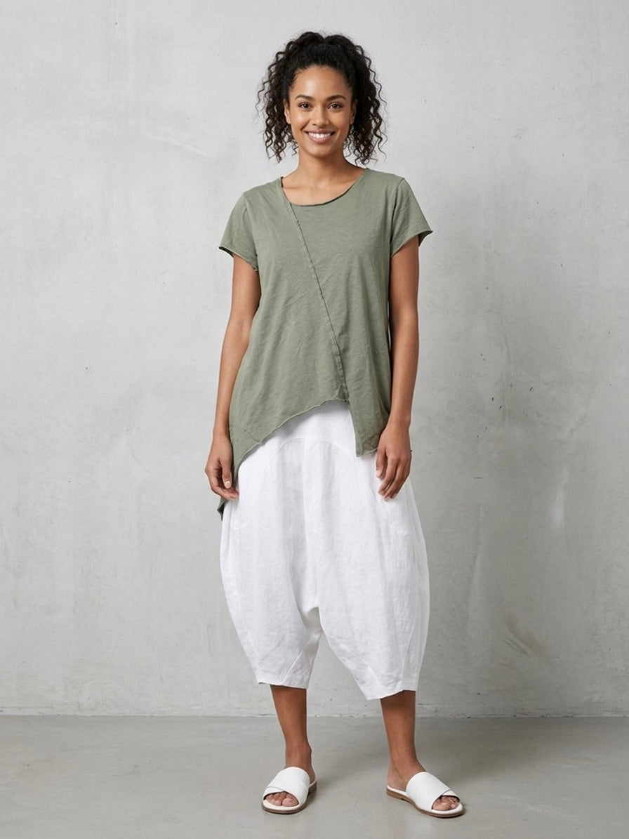 Maxine - raw edge t-shirt