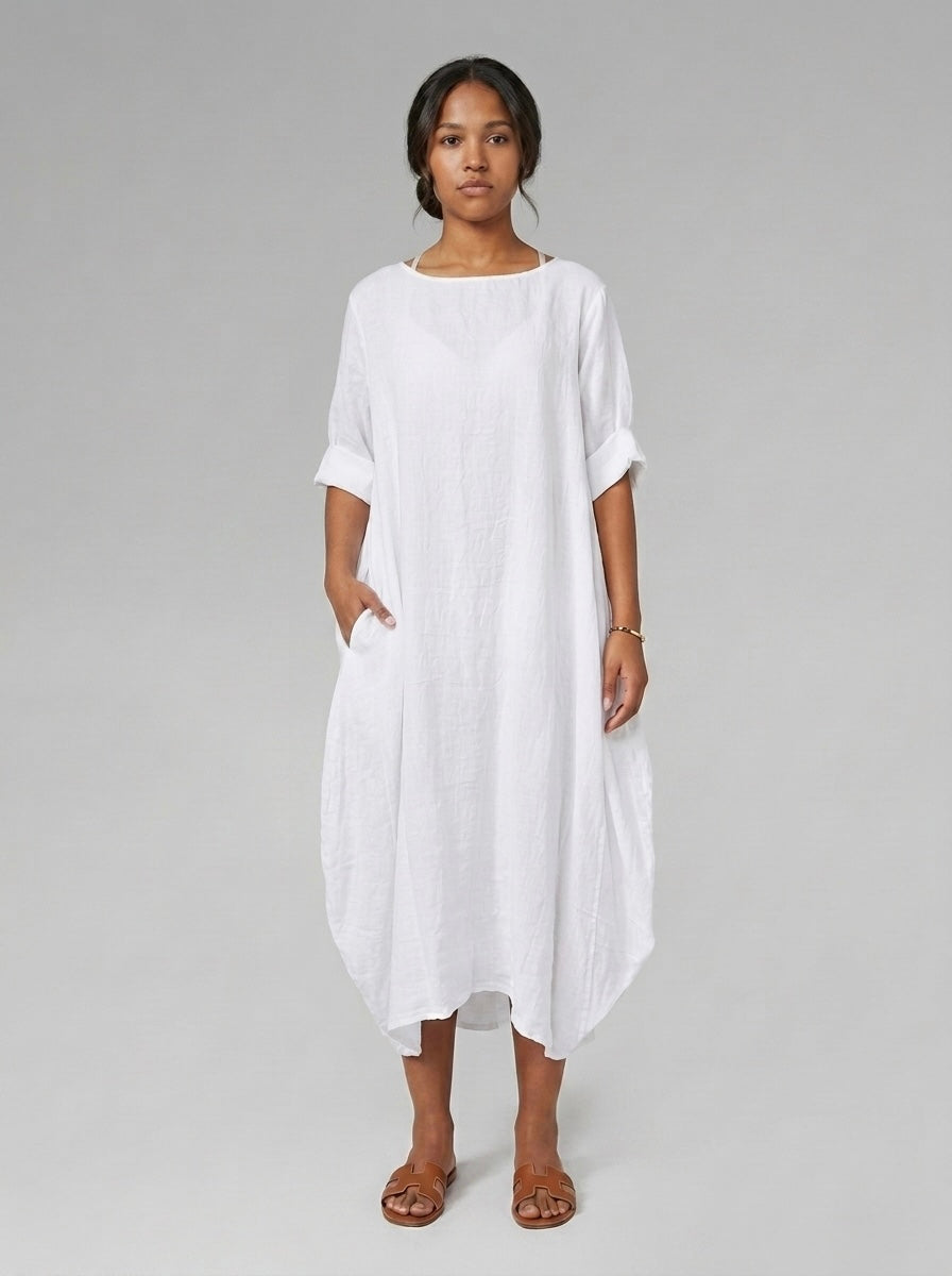 Sasha - Oversized linen dress