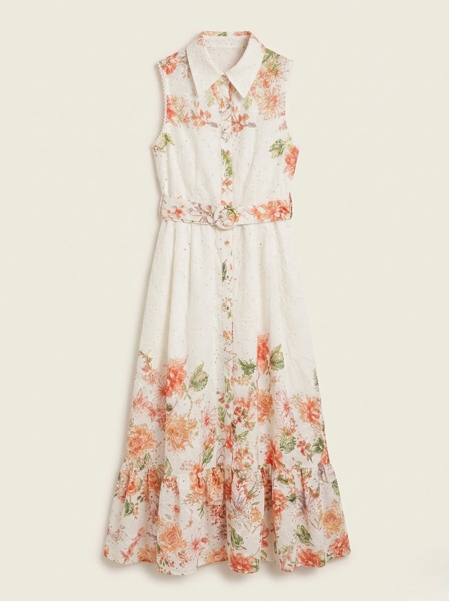 Lottie - Broderie anglais maxi dress