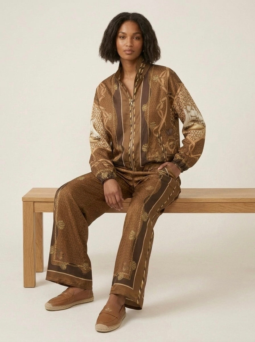 Edith - Printed bomber jacket