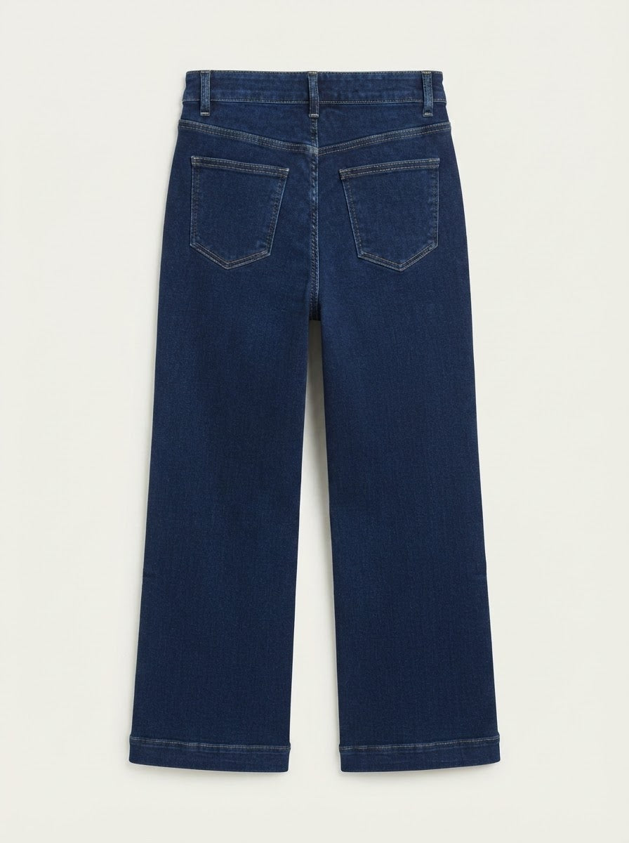 Doreen - Military button jeans