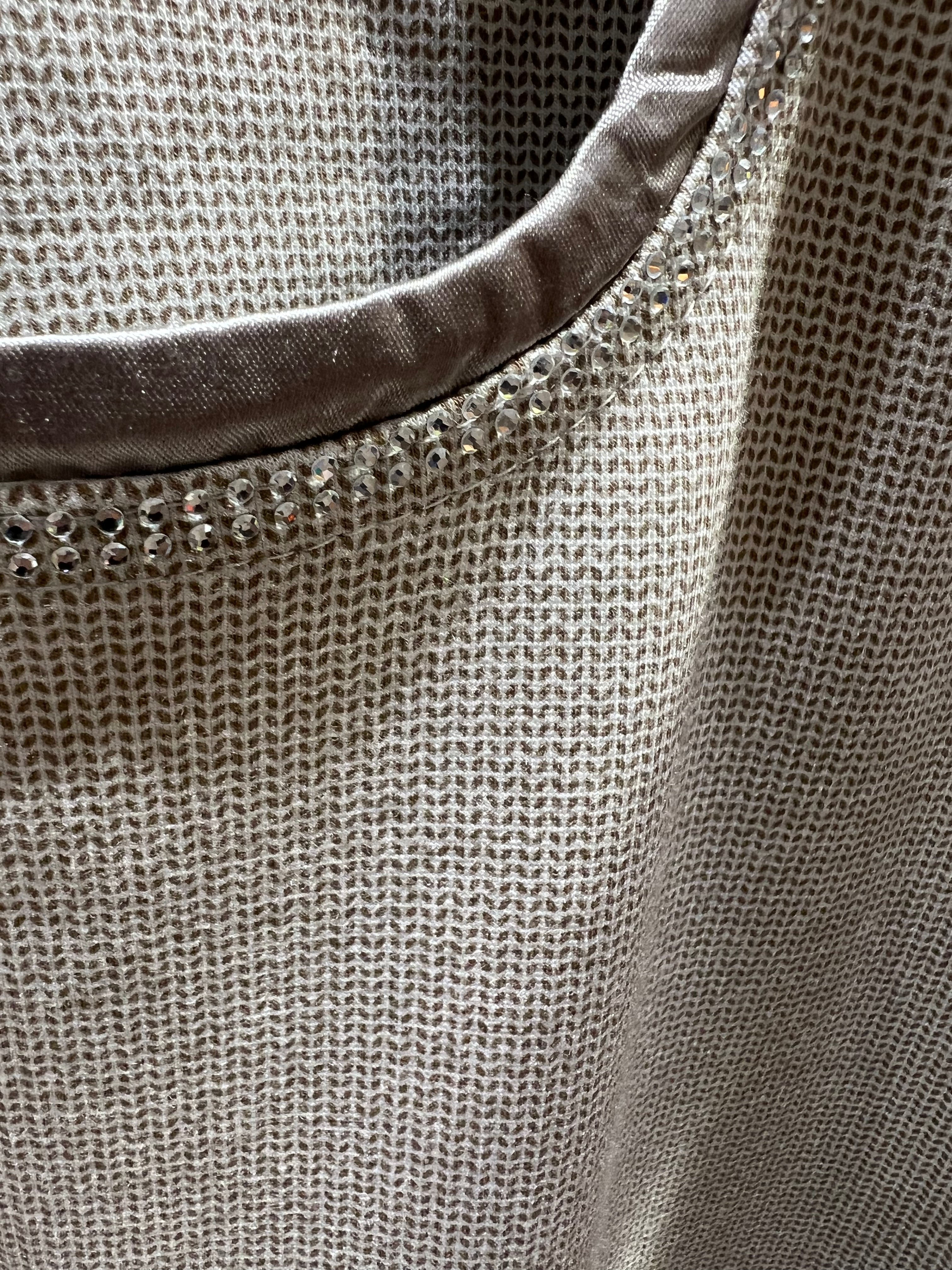 Selena beige print trouser