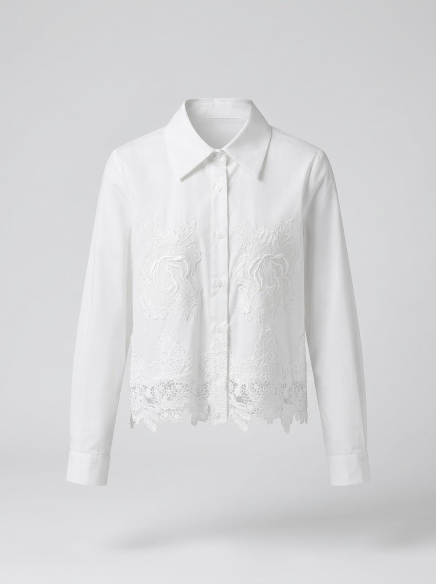 Faith - Lace trim shirt