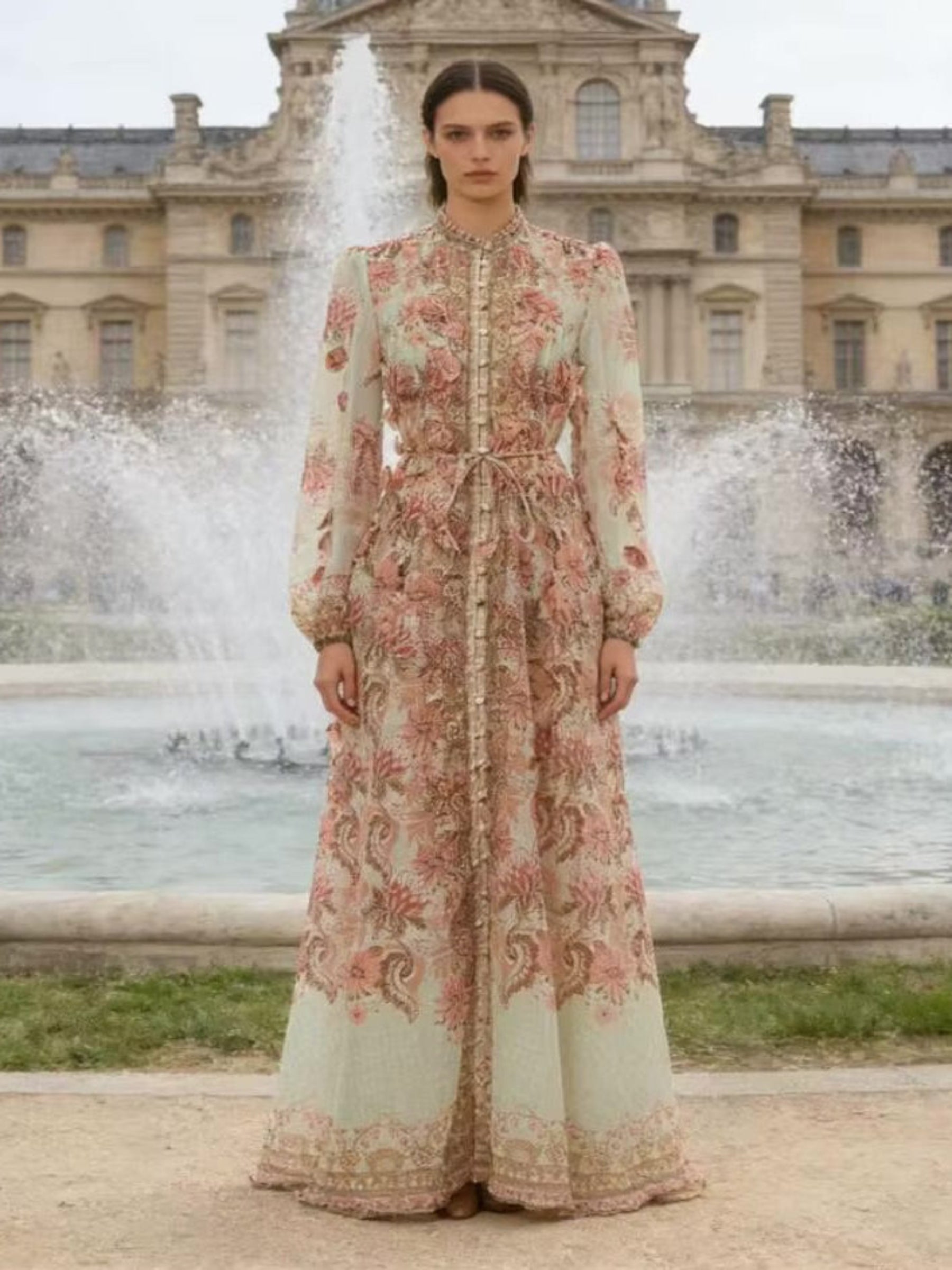 Margot - Maxi floral print dress