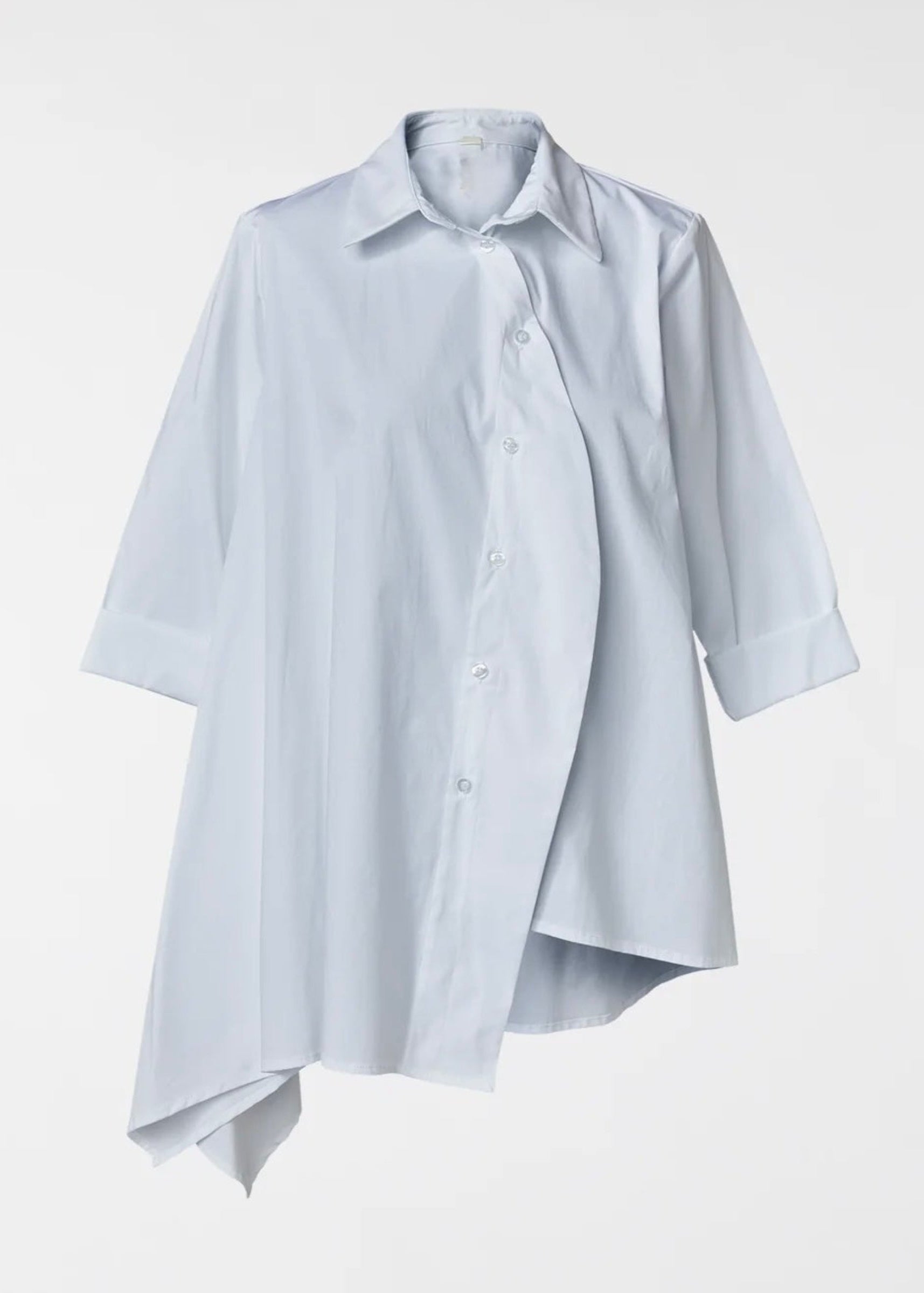 Nicolette - Asymmetric button shirt