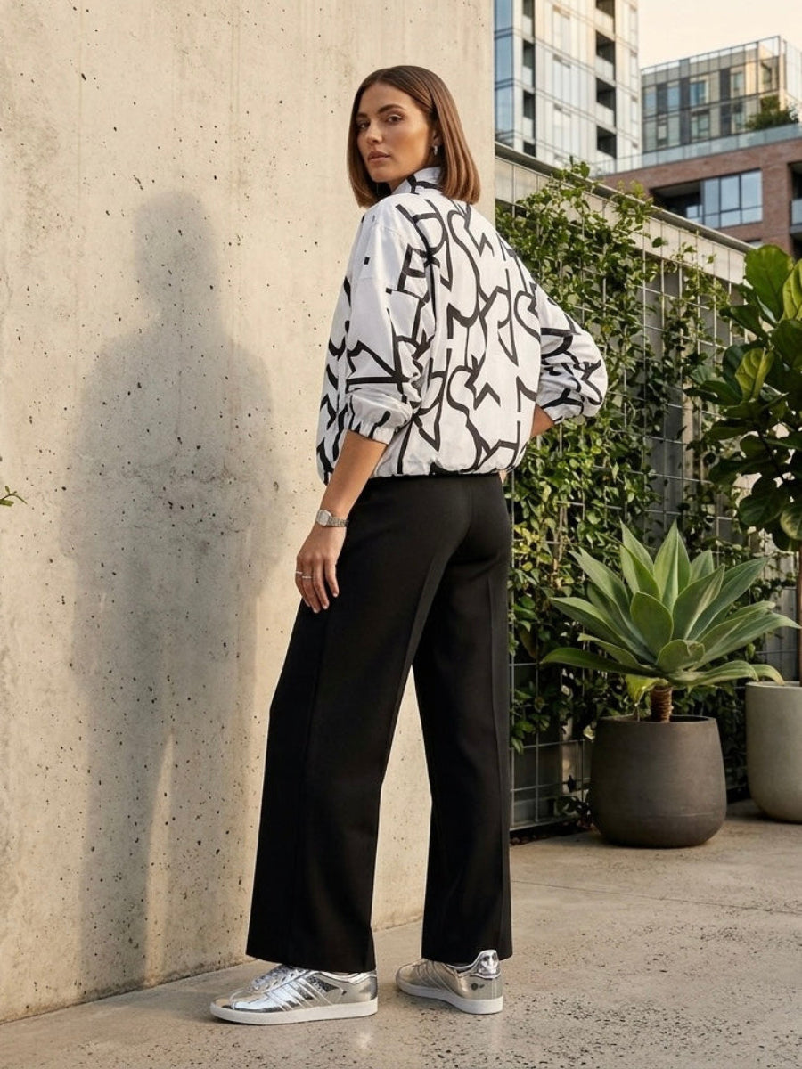 Samantha - Graffiti bomber jacket