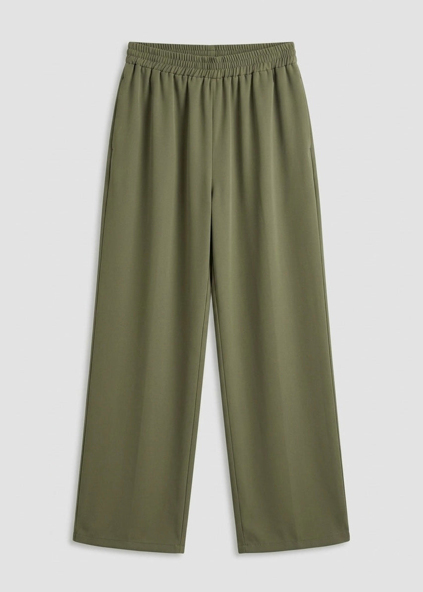 Blake - crepe trouser khaki