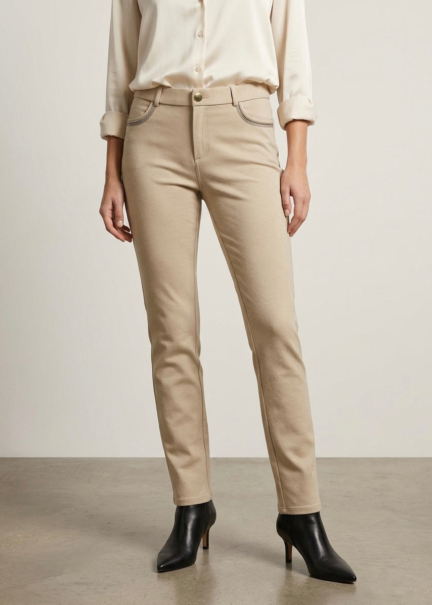 Farida stone trouser