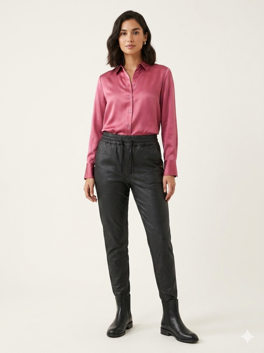 Missie pleather jean