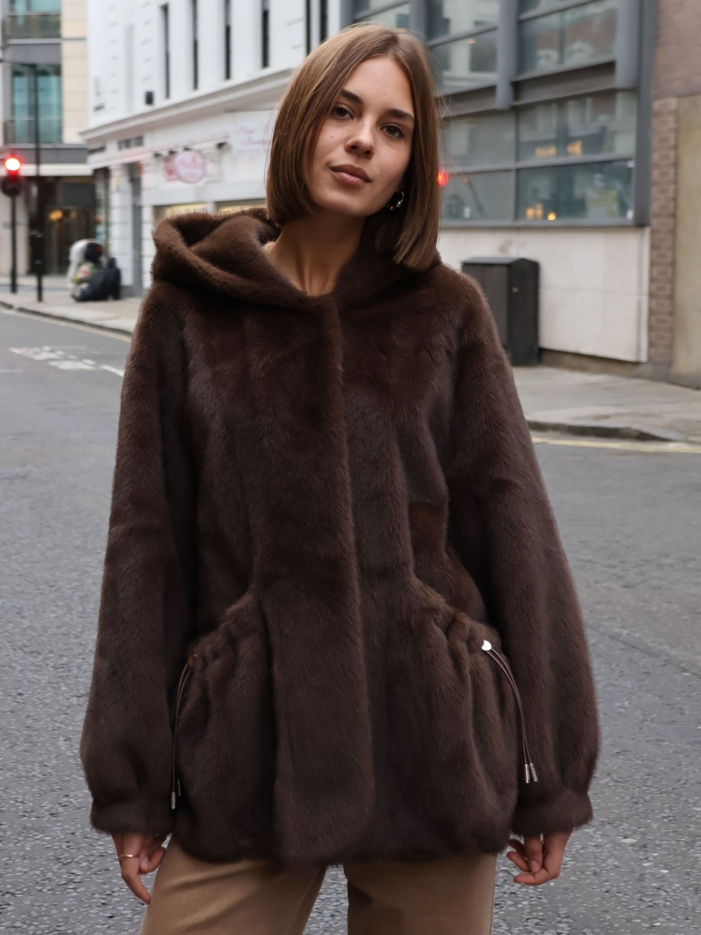 Kimberly - Faux fur parka jacket