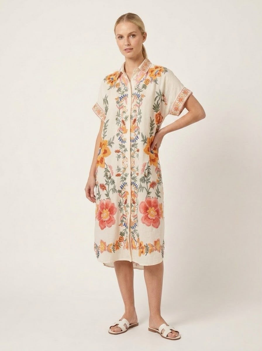 Jennifer - Printed oversize dress