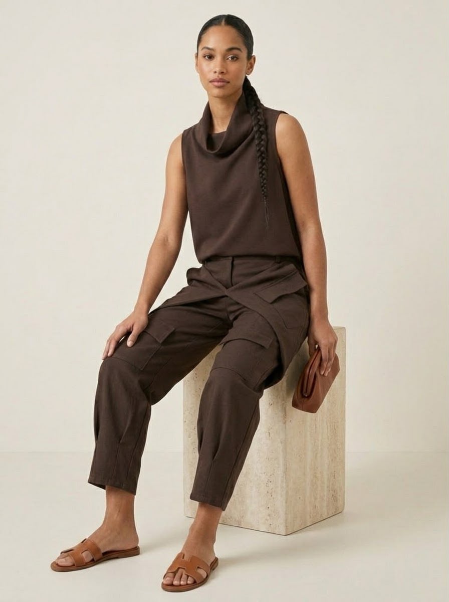 Nicola - Cargo wrap trouser
