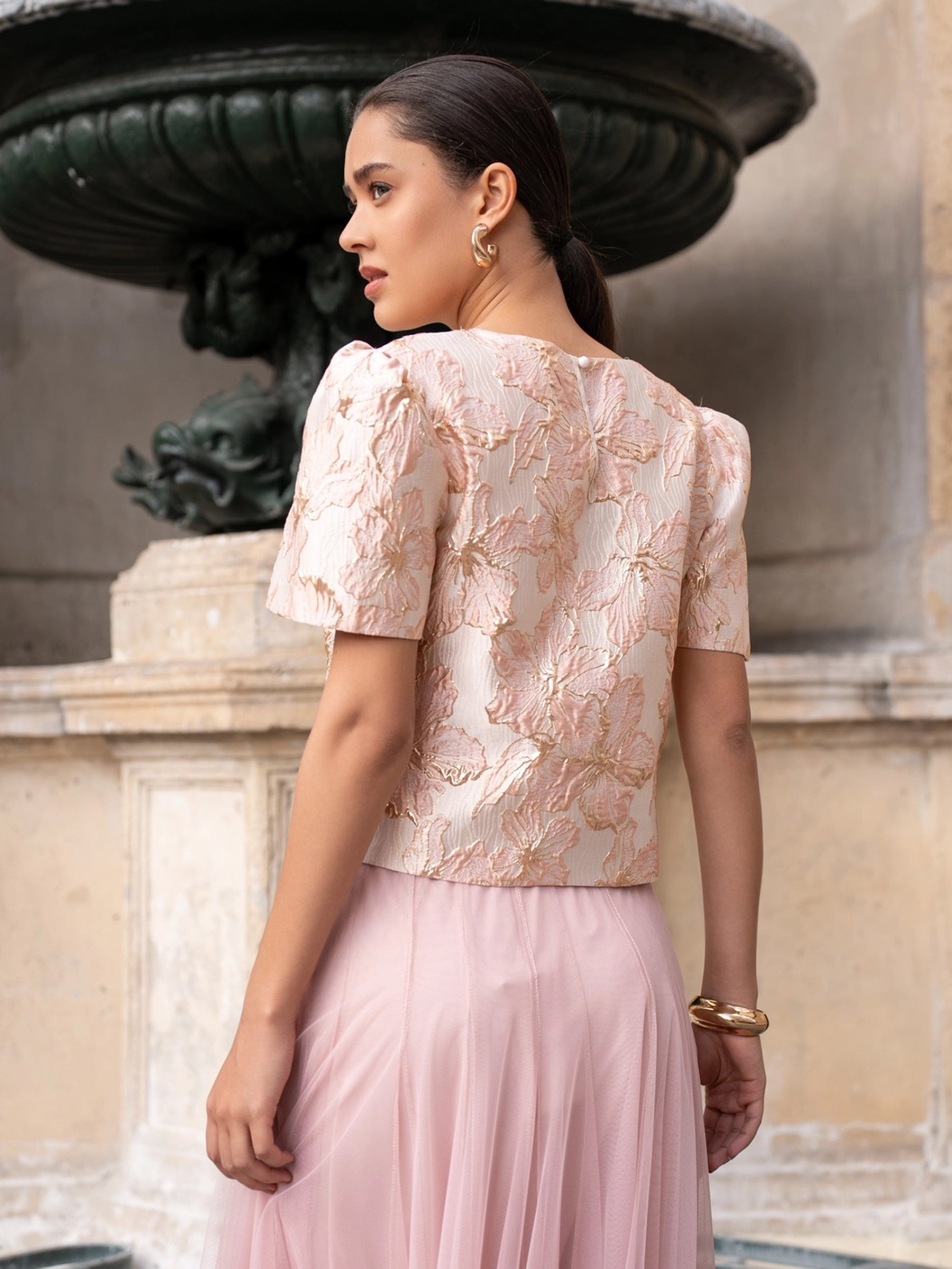 Shayla - Brocade top