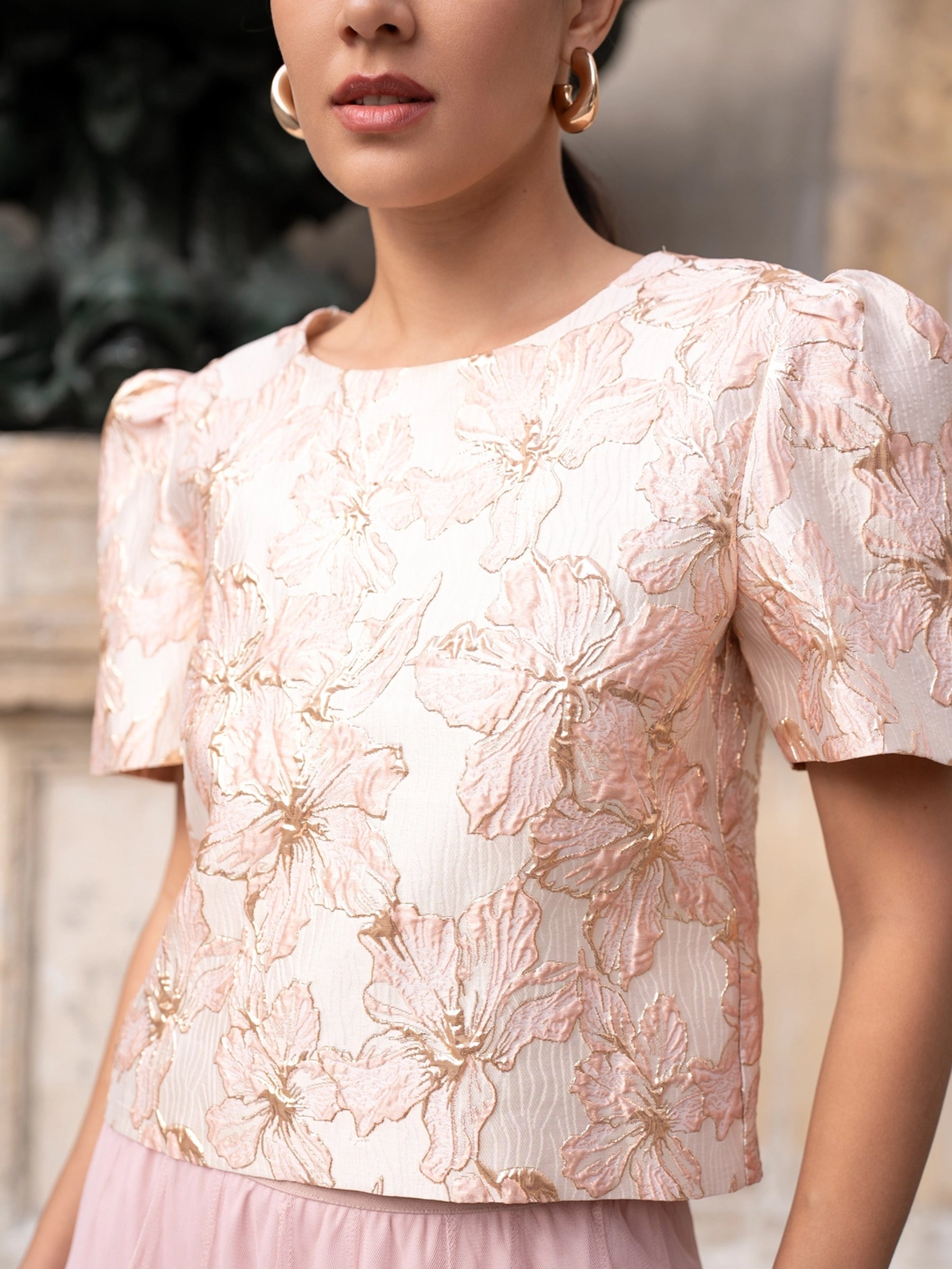 Shayla - Brocade top
