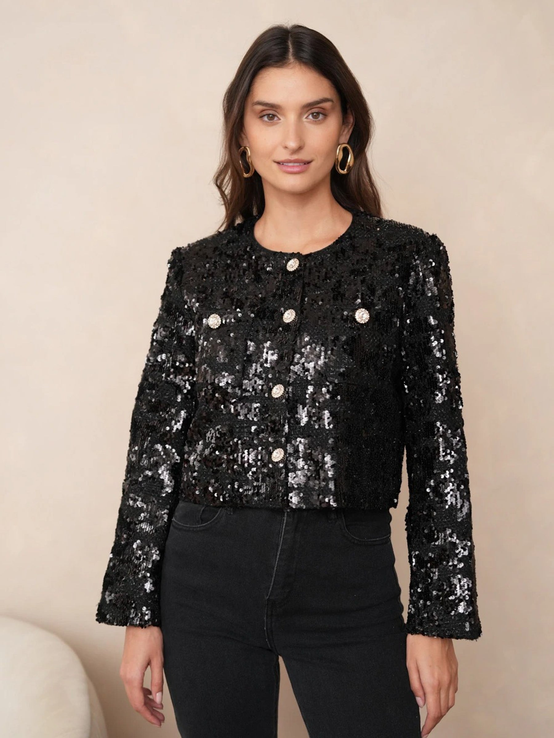 Poppy -Sequin jacket