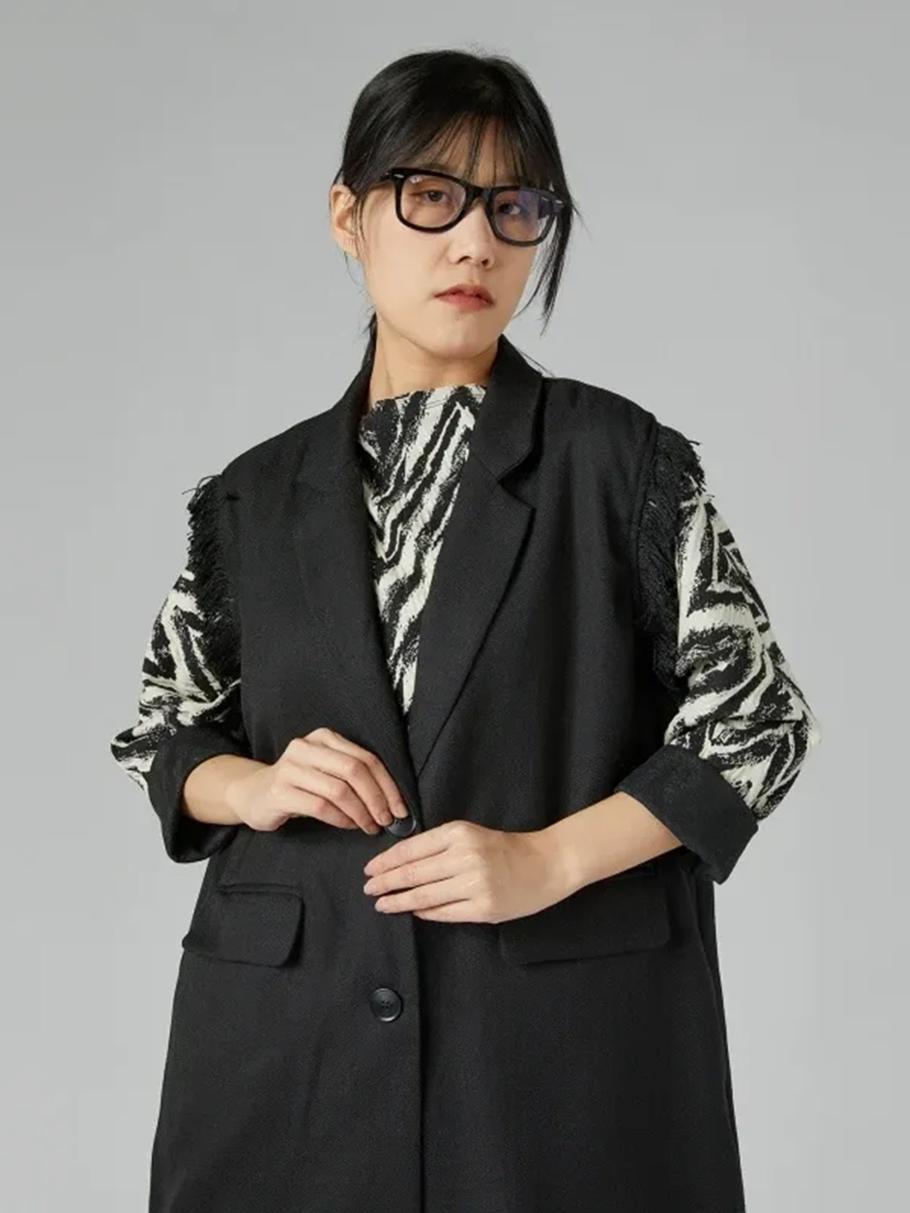 Freya - Fring trim gilet