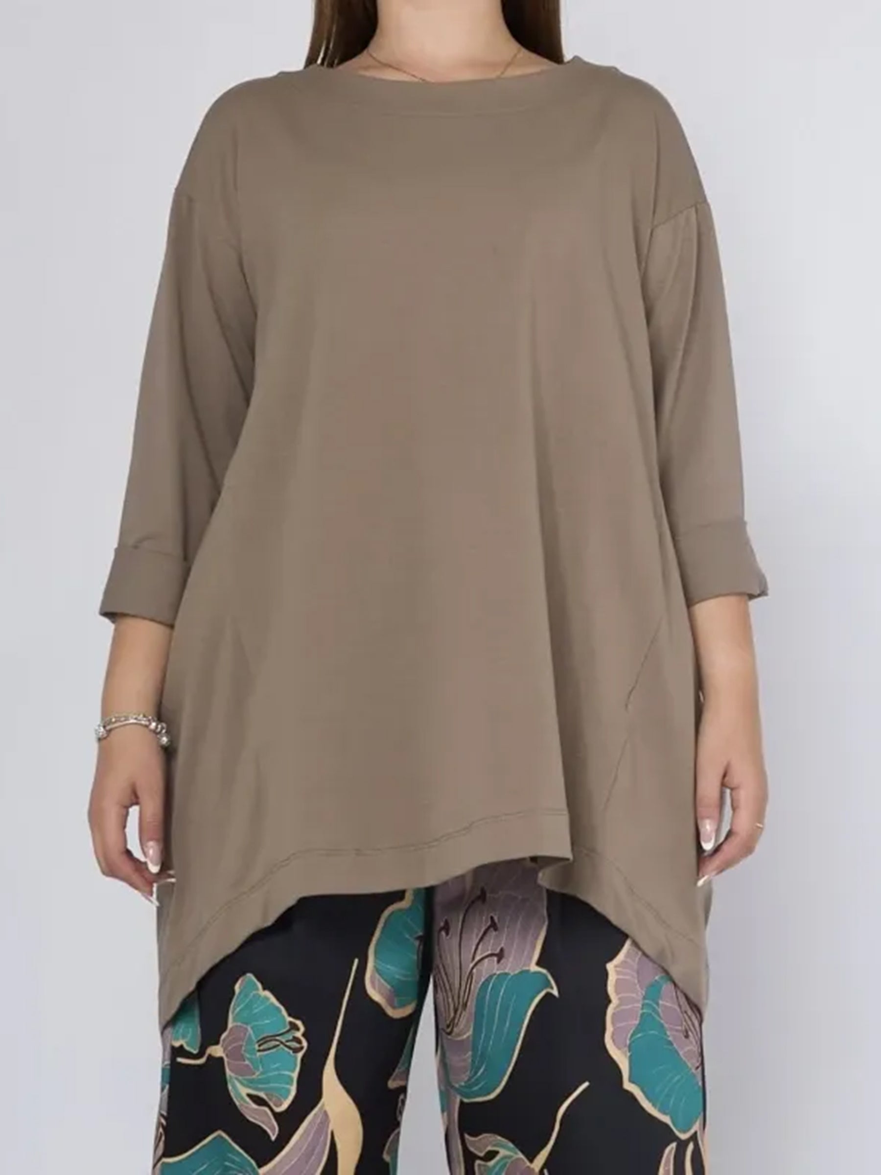 Tori - Ruched back long top