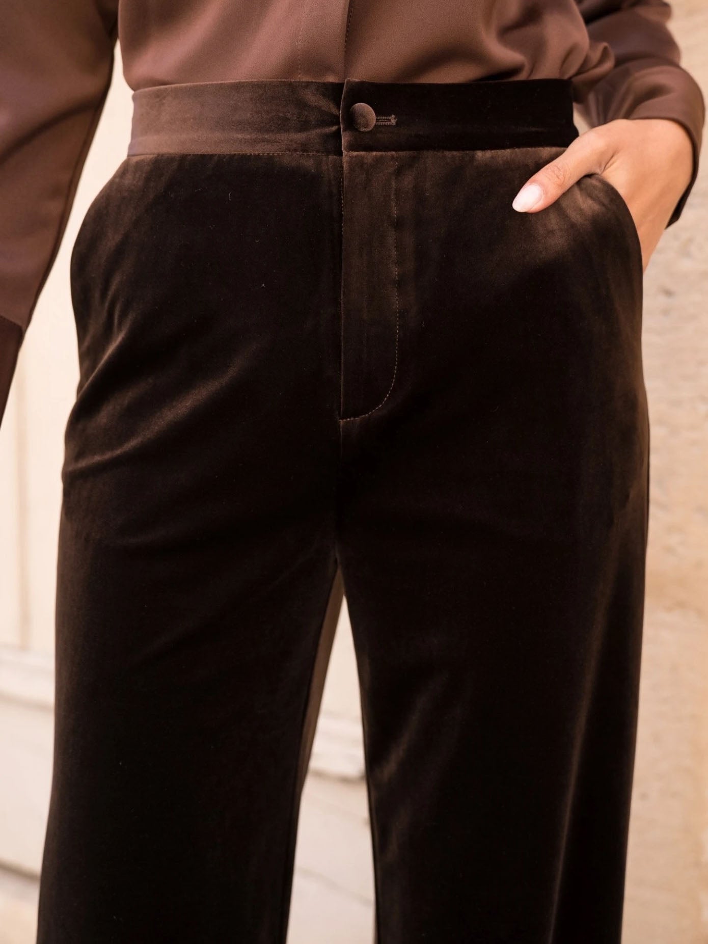 Milena - Velvet trouser