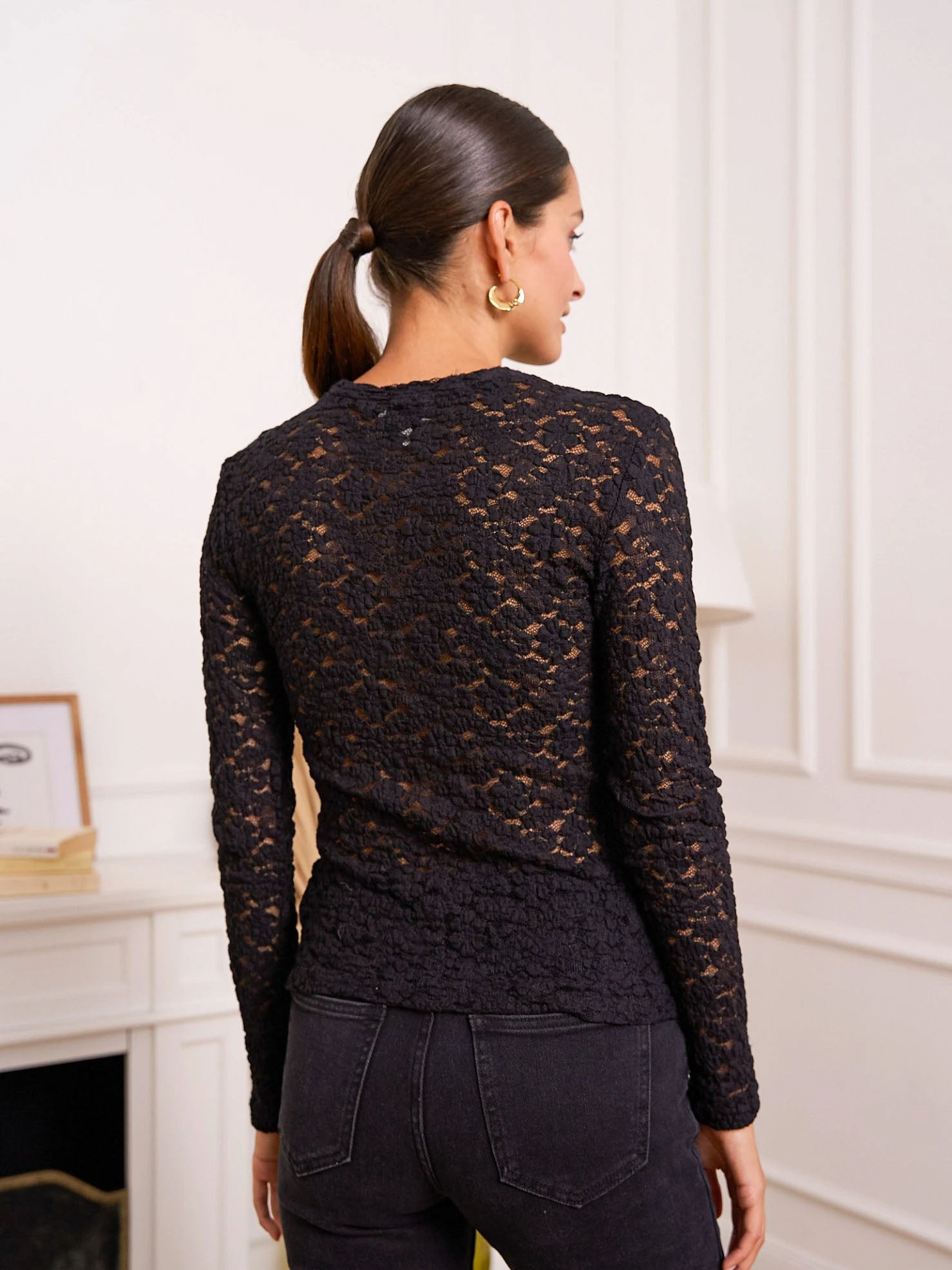 Catrina - Lace layering top