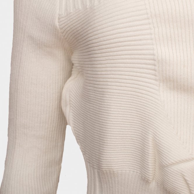 Kitty cream oragami knitted jumper