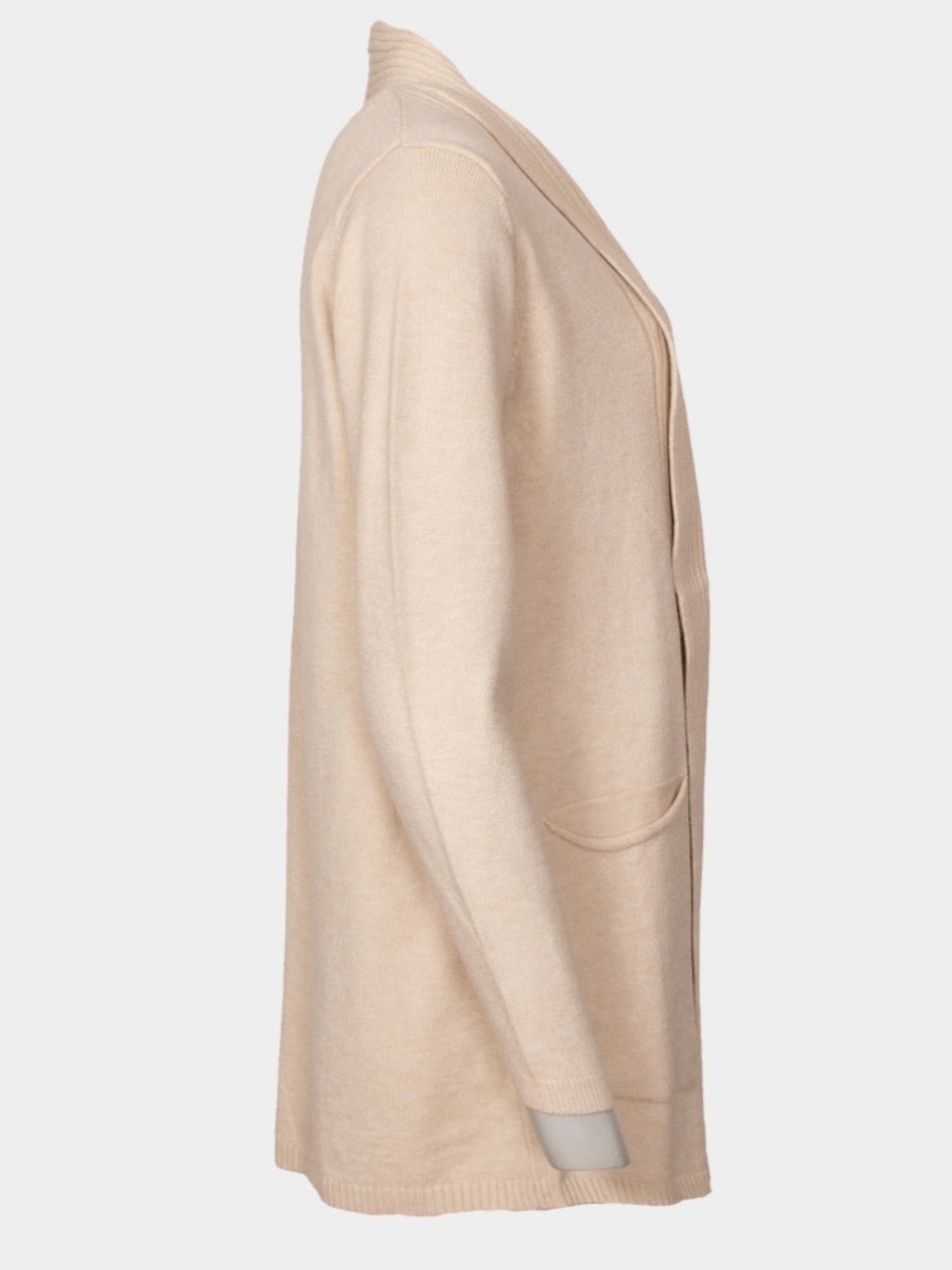 Bonnie edge to edge knit coatigan oatmeal