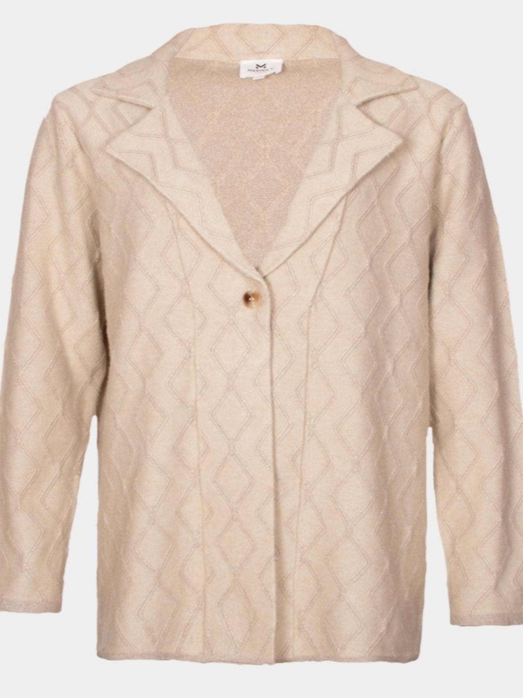Francis - Embossed knitted jacket