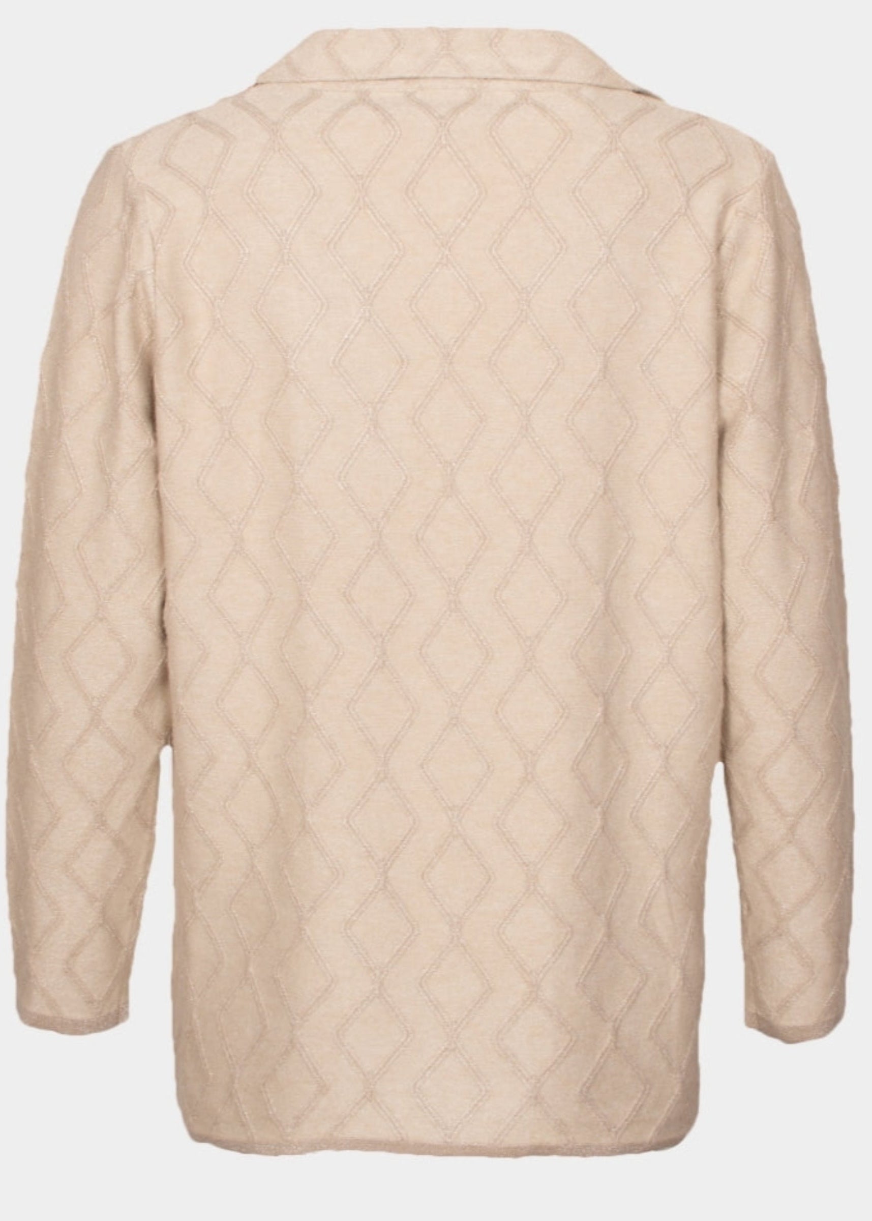 Francis - Embossed knitted jacket