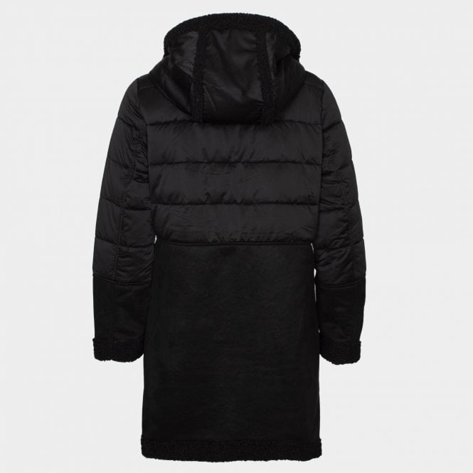 Winoda midi puffer coat Black