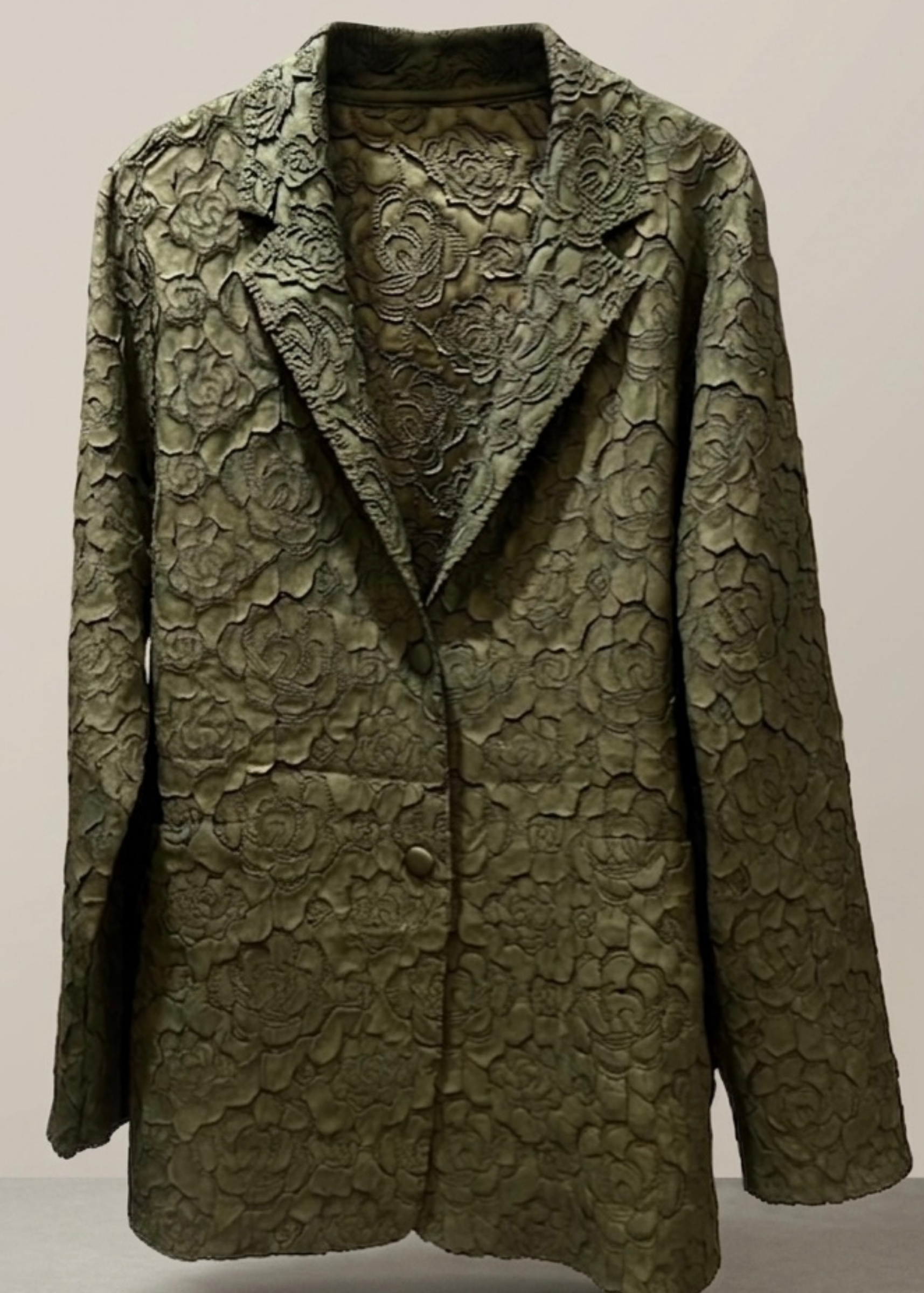 Rosey - Floral embossed blazer
