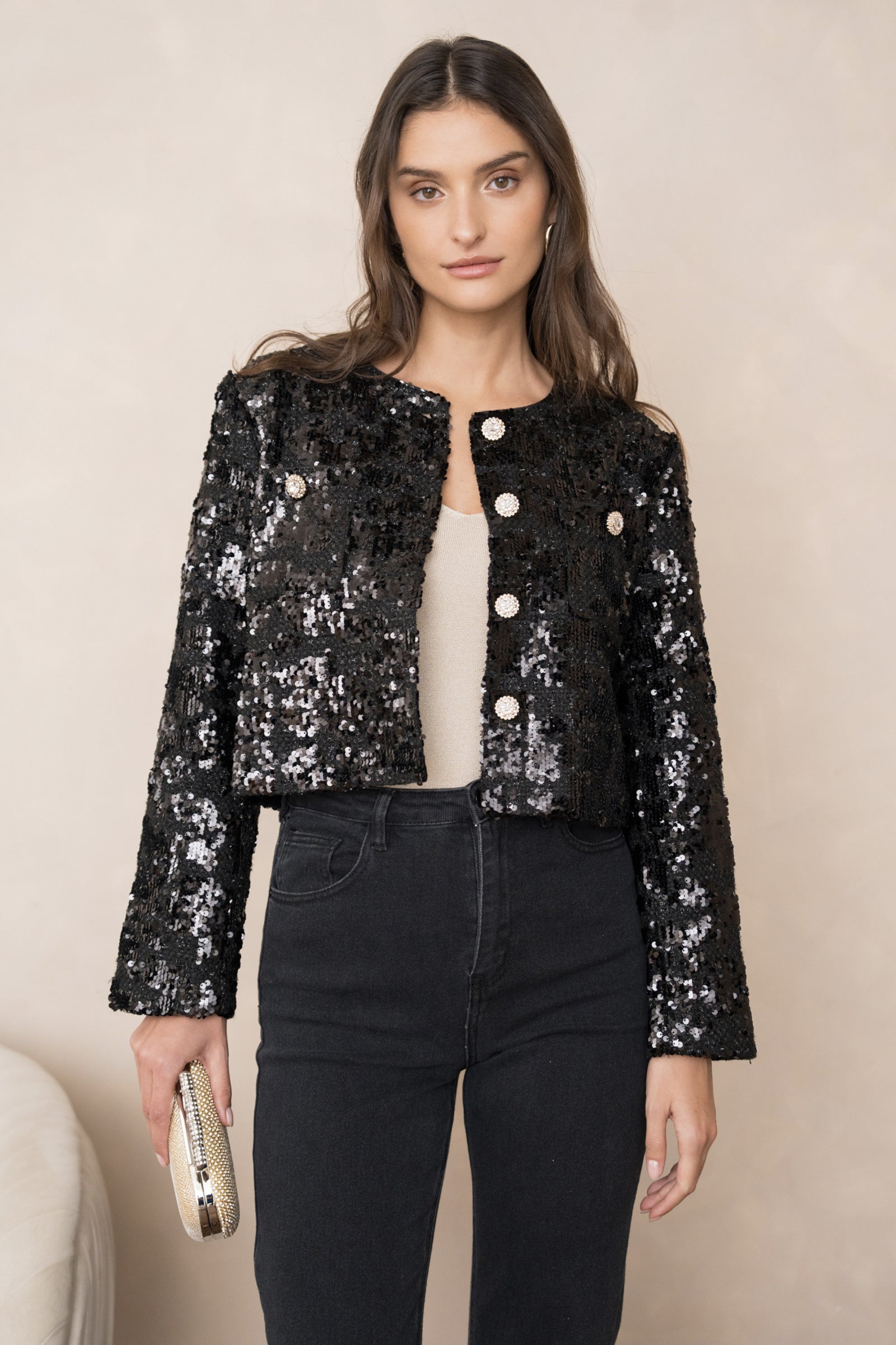 Poppy -Sequin jacket