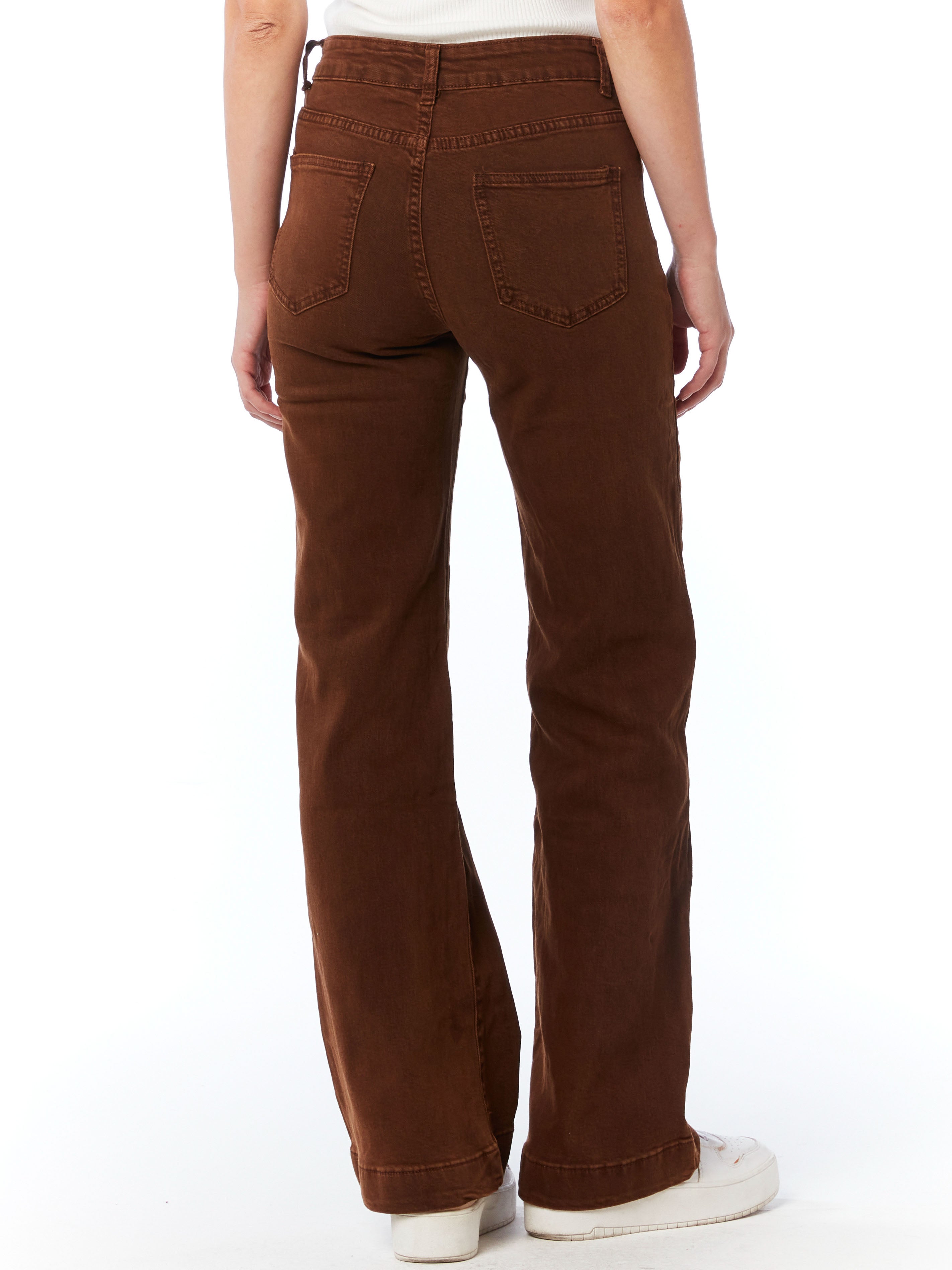 Doreen - Military button front jeans