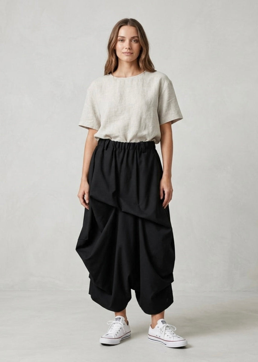 Robbie - Pintuck harem trouser