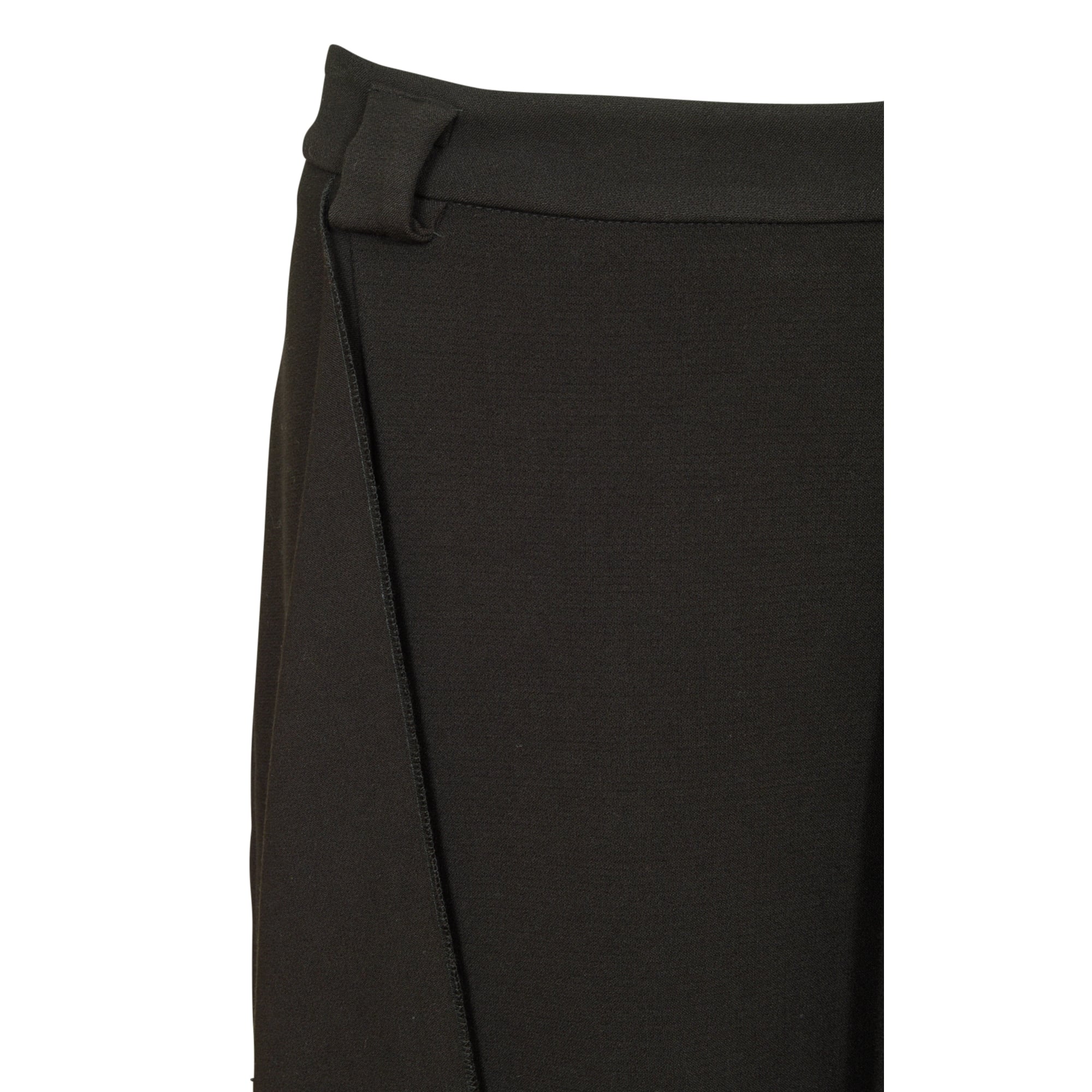 Alessandra midi length asymmetric hem skirt