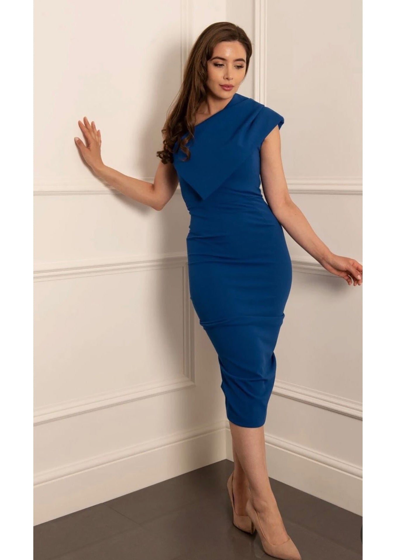 Potassium One shoulder ruched Dress