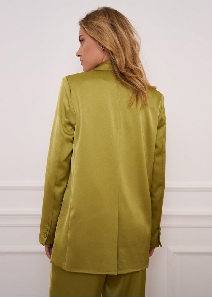 Kate Satin single breasted blazer