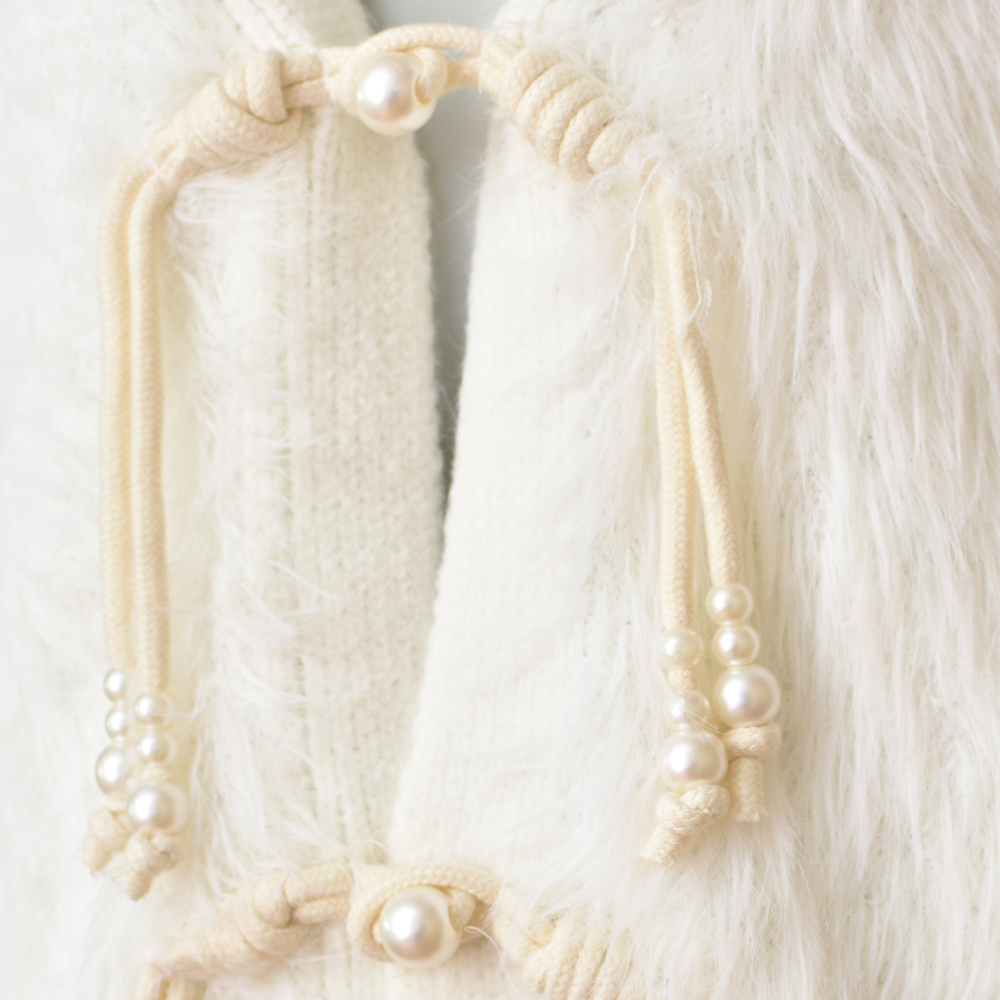 Bailey soft white faux fur jacket