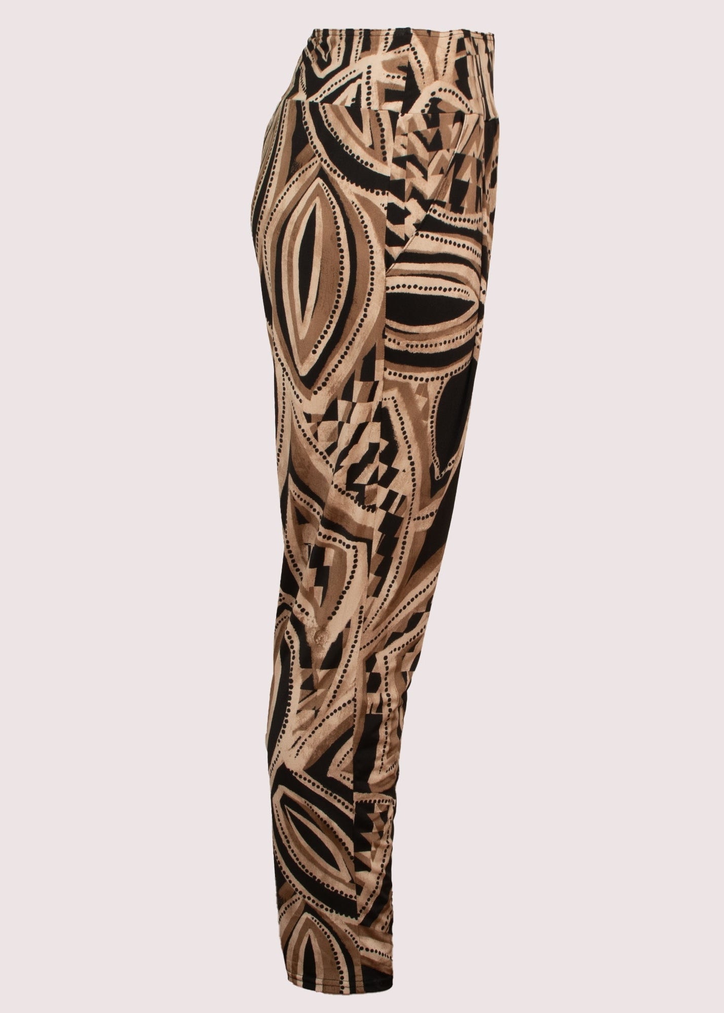Bandol French crepe printed trouser