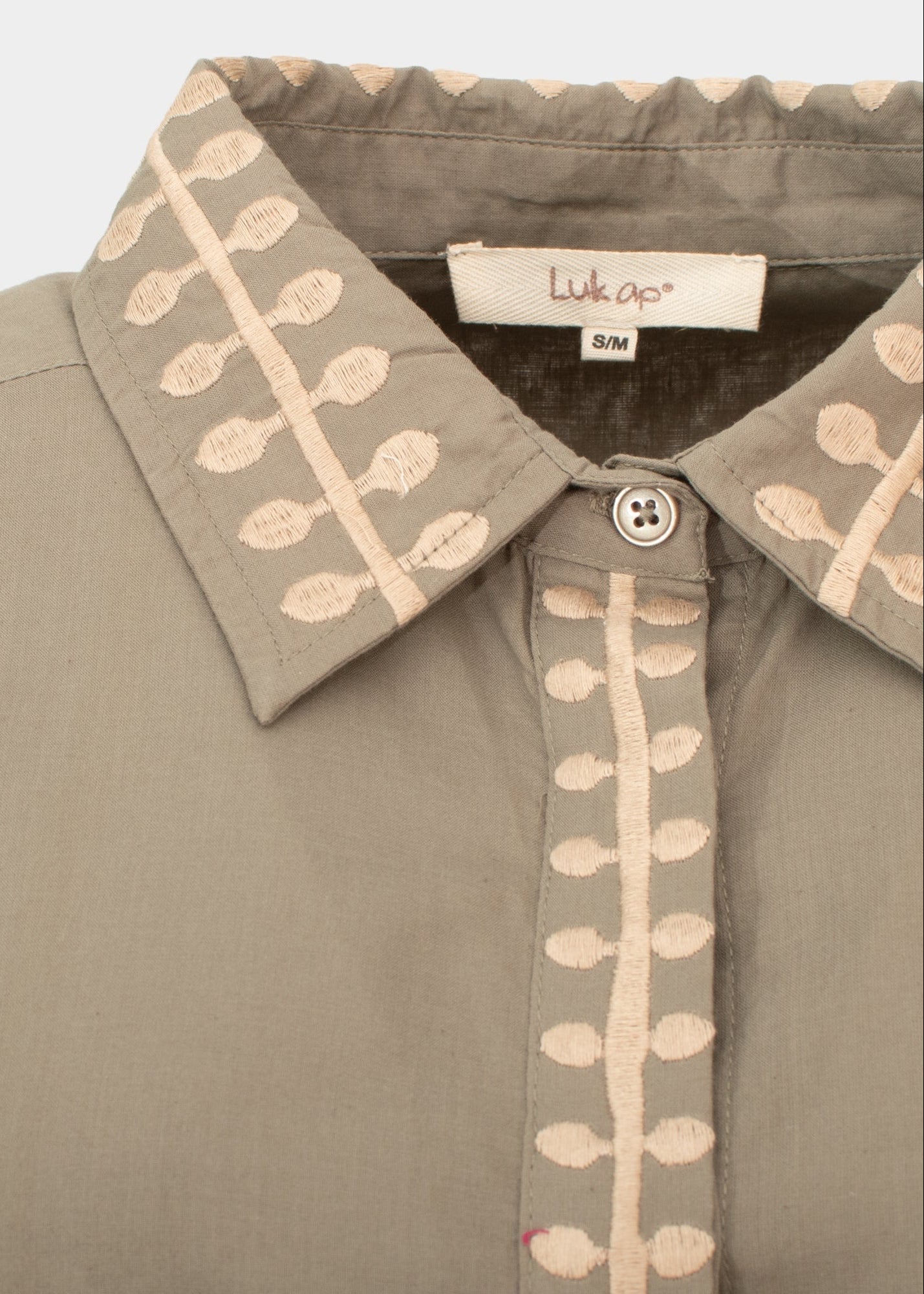 Colleen Embroidered cotton shirt