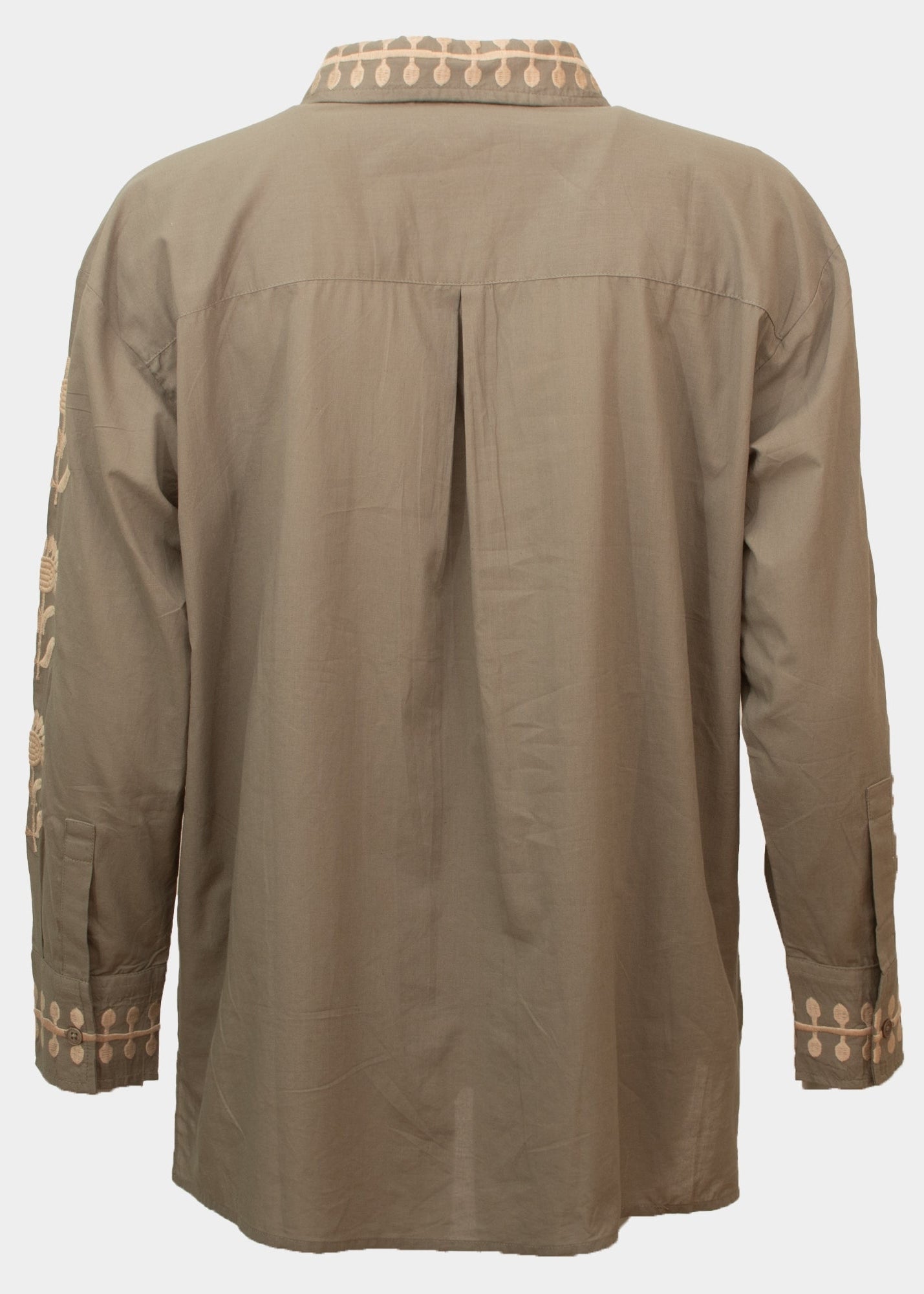 Colleen Embroidered cotton shirt